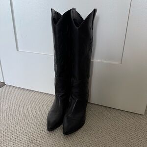 Madden Girl Black Cowgirl Boots